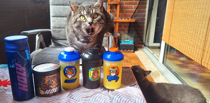 <p>Die Katze von Squad Member Daniela liebt den Tropical Tiger</p>